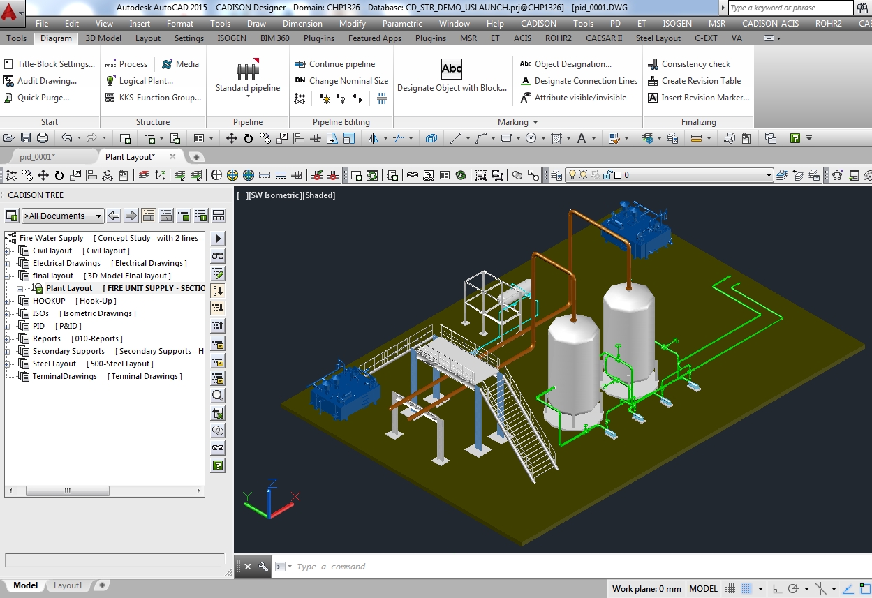 Ipari létesítmény tervező szoftver 3D tervezés - menedzsment ikon